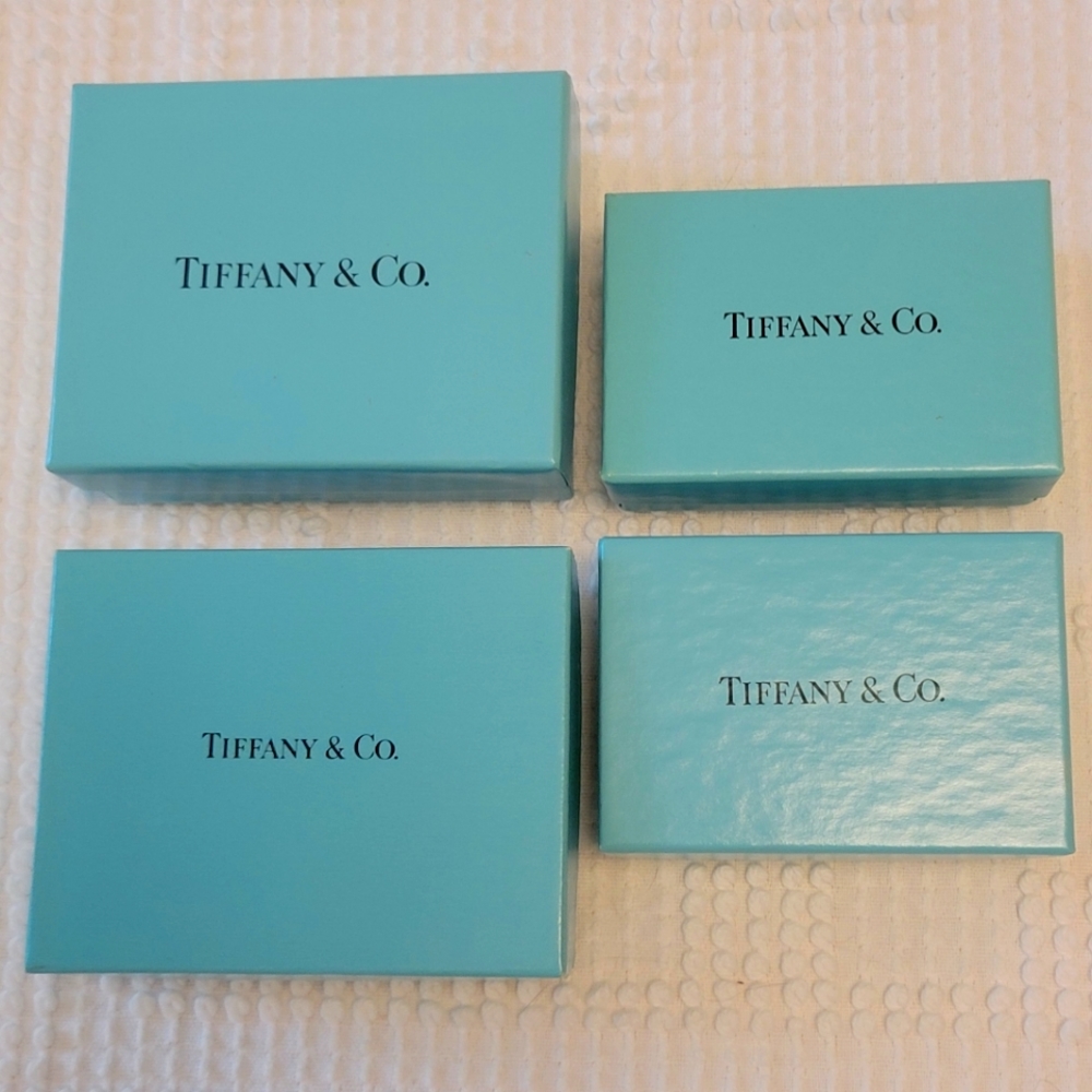 4 TIffany & Co. boxes